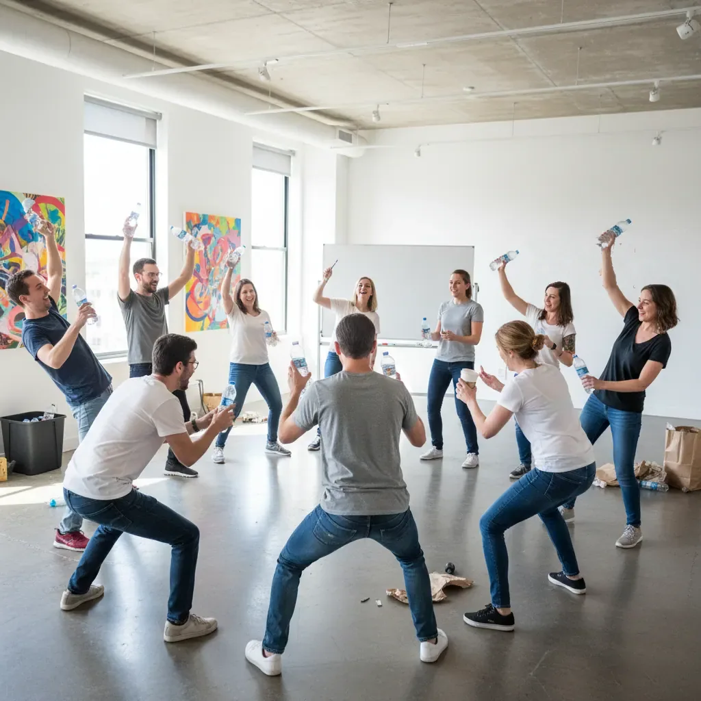 Team building de percussió: Improvisació rítmica