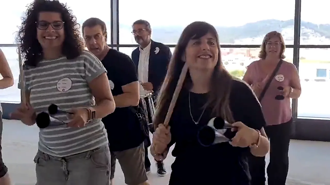 Batucada en una convenció